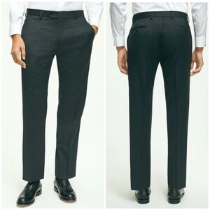 Brooks Brothers Madison Fit Wool Trouser Dress Pants Charcoal Sz 34x32